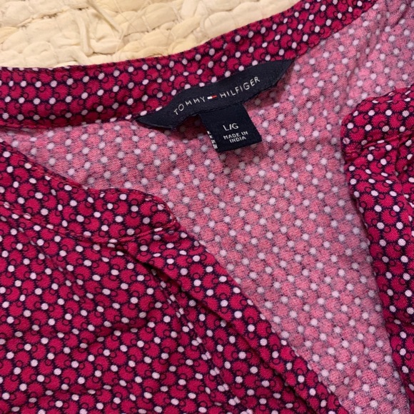 Tommy Hilfiger Raspberry Blouse - Picture 2 of 3